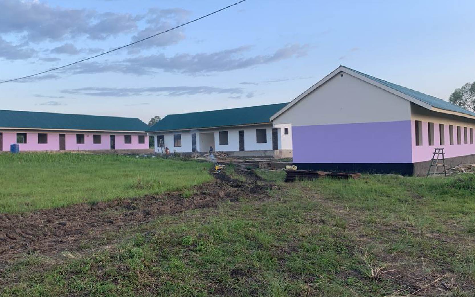 Construction of the Angel House Primary School building is goin on..